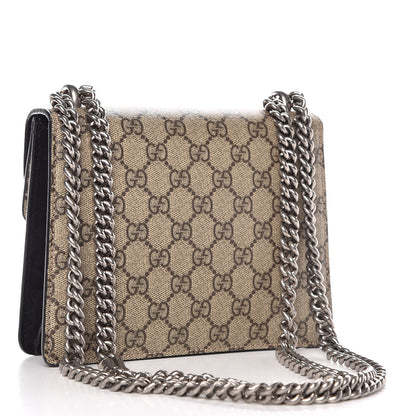 Gucci GG Supreme Monogram Mini Dionysus Shoulder Bag Black 3 of 8