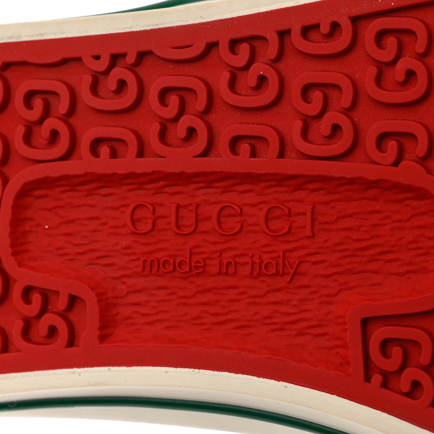 Gucci Cotton Wool Web Houndstooth Interlocking G Womens 1977 Tennis Sneakers 36 Red Green 7 of 9