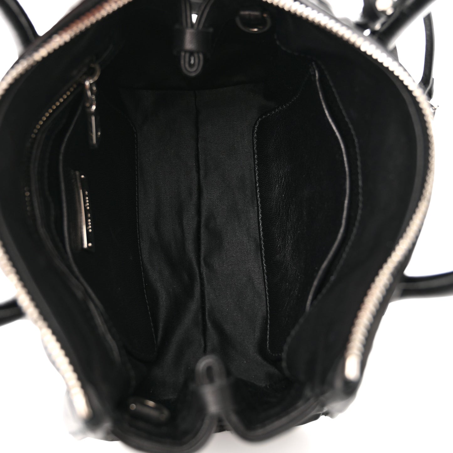 Nappa Matelasse Top Handle Bag Black