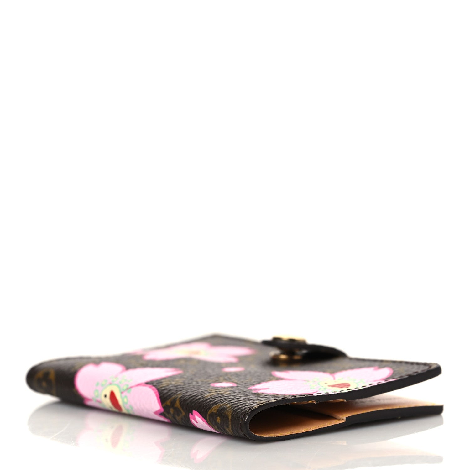 Louis Vuitton Monogram Cherry Blossom Carnet de Bal Mini Agenda Cover Brown 4 of 8