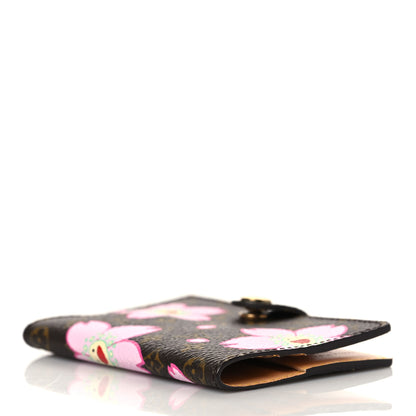 Louis Vuitton Monogram Cherry Blossom Carnet de Bal Mini Agenda Cover Brown 4 of 8