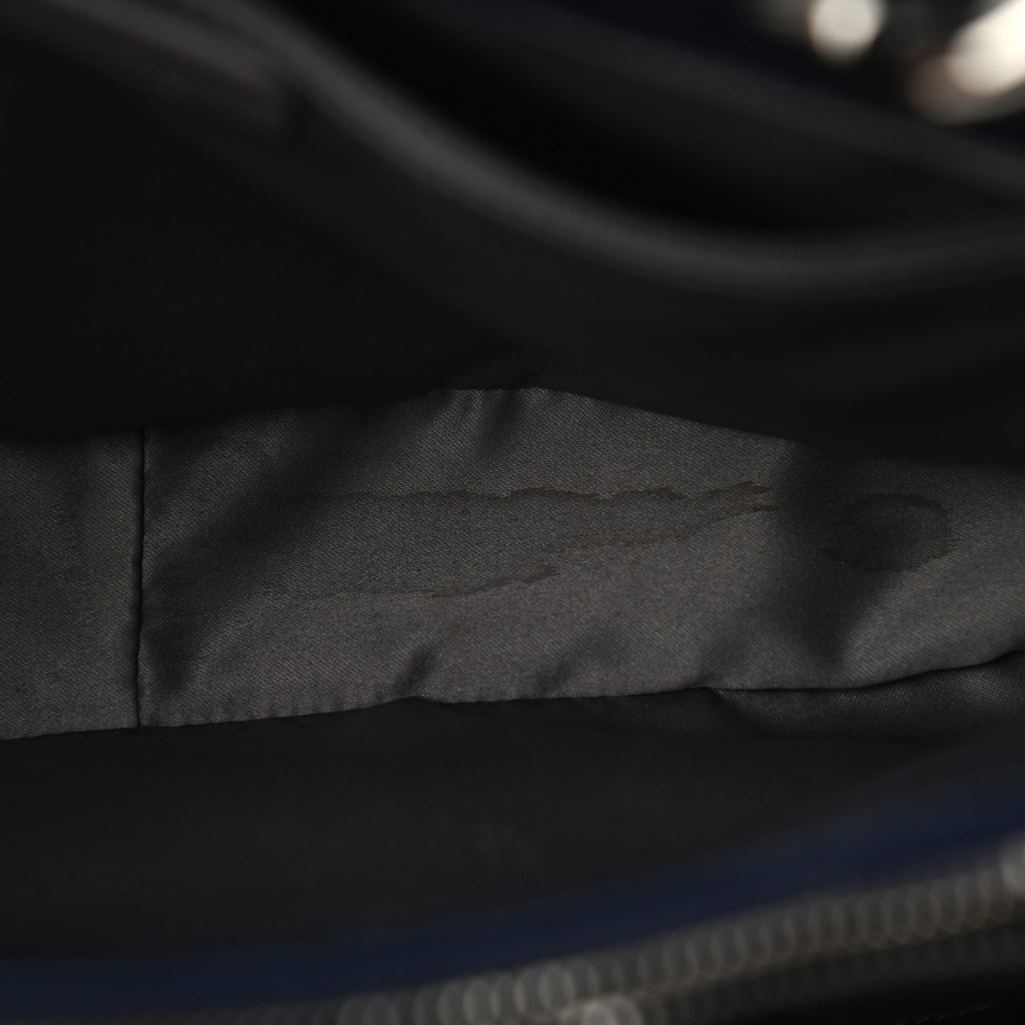 Caviar Quilted Grand Shopping Tote GST Dark Navy Blue
