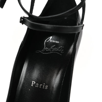 Christian Louboutin Nappa Conclusive 100 Ankle Strap Pumps 39 Black 7 of 9