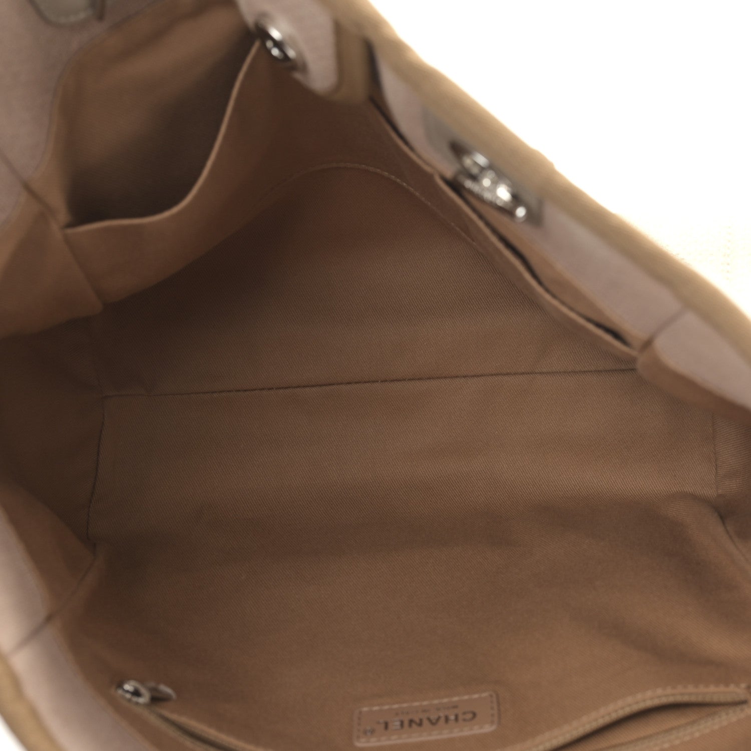 Chanel Canvas Small Deauville Tote Ecru 5 of 9