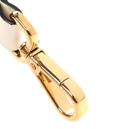 Fendi Jacquard Ribbon Vitello King FF Bi-Color Intreccio Adjustable Strap You Nuvola Midnight White Ice 6 of 6