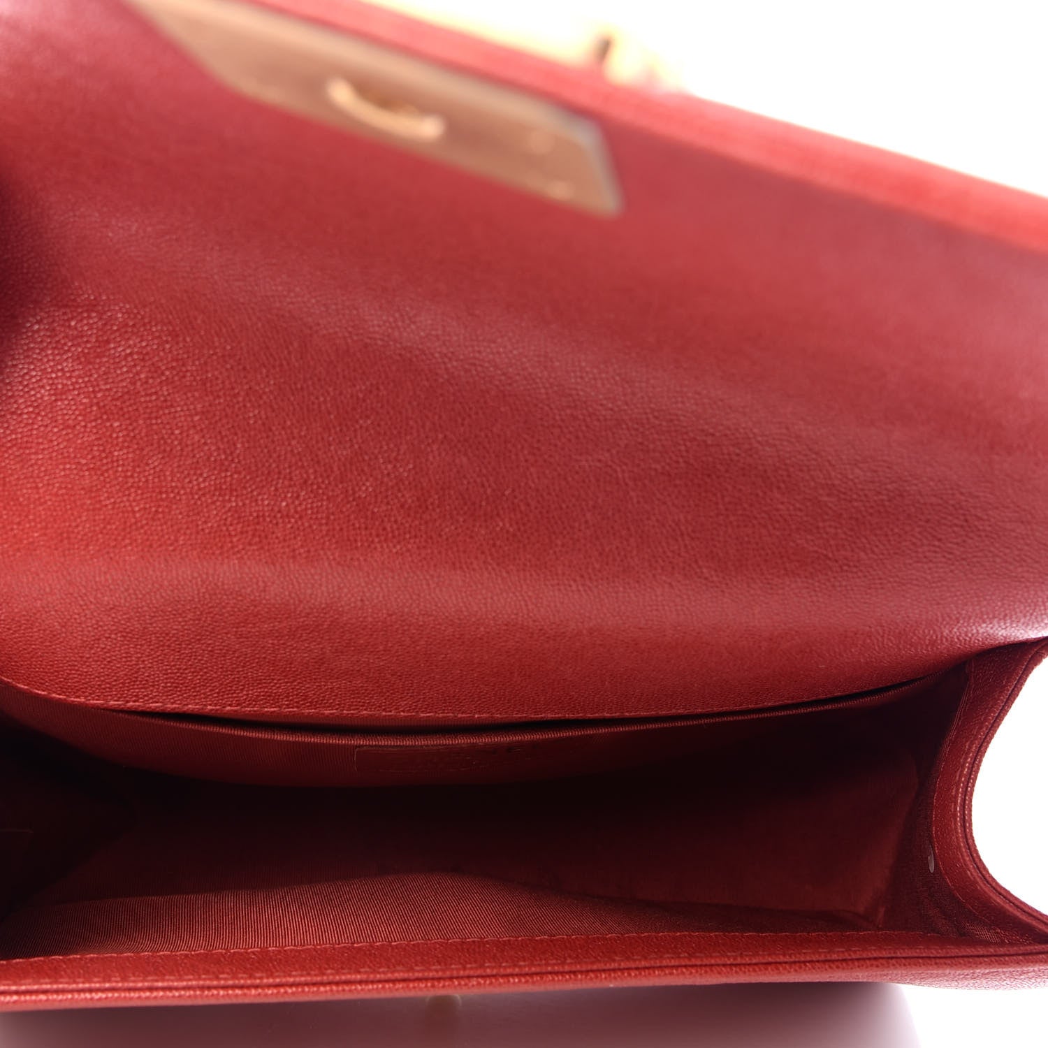 Chanel Caviar Quilted Medium Boy Flap Red 5 of 10
