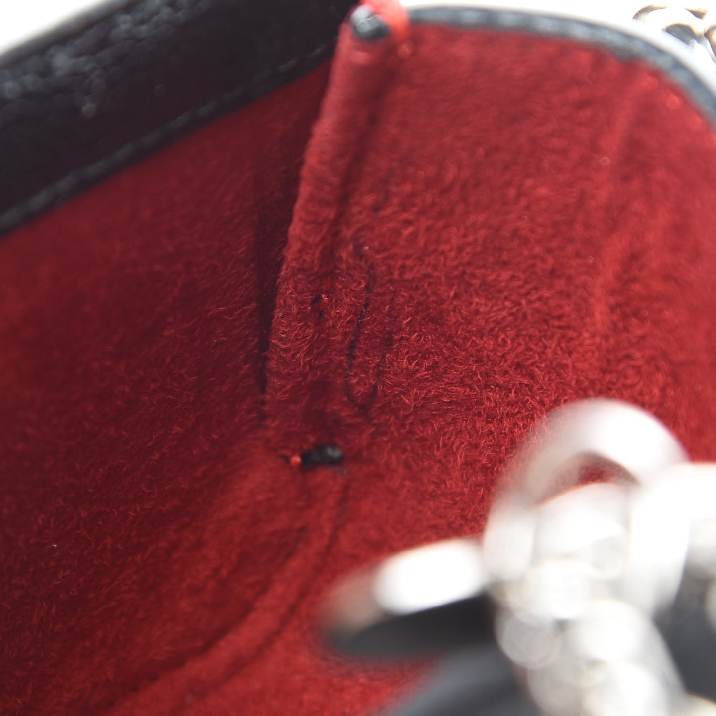 Jurassic Calfskin Spikes Sweety Charity NV Crossbody Bag Black Silver