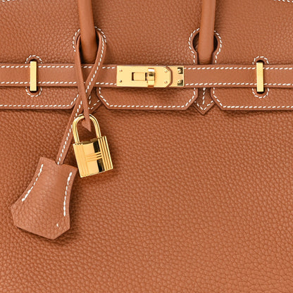 Hermes Togo Birkin 25 Gold 8 of 11