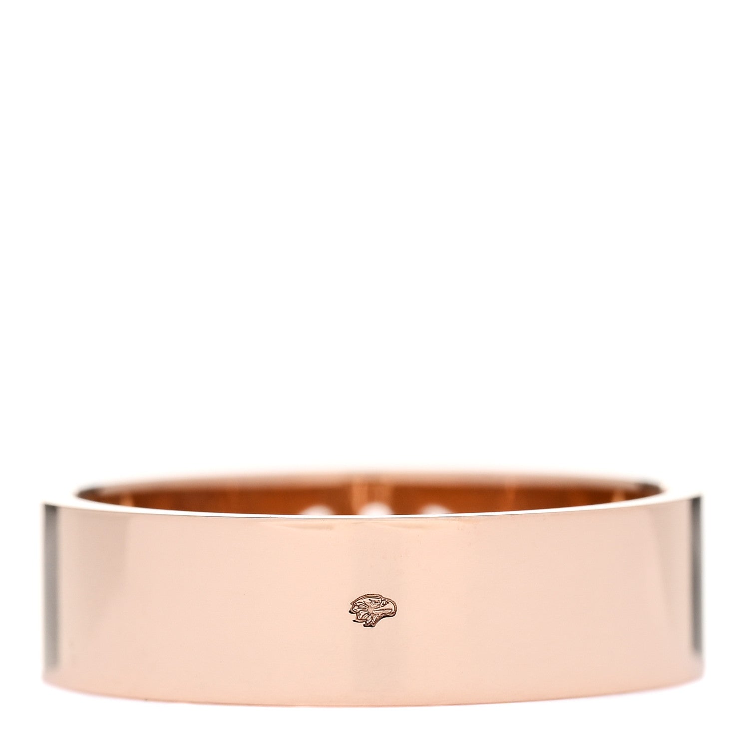Hermes 18K Rose Gold Diamond PM H D'Ancre Ring 55 7.25 2 of 4