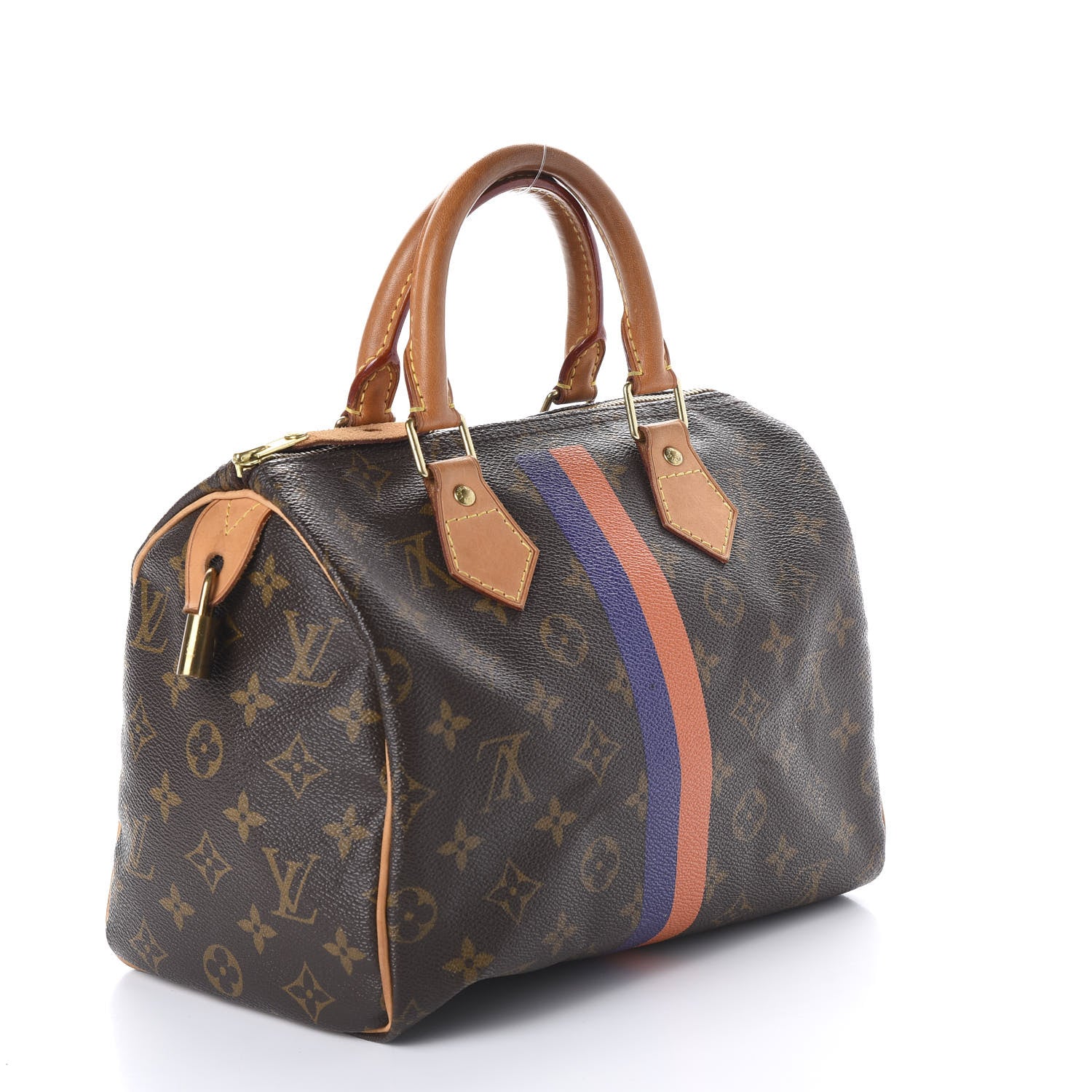 Louis Vuitton Monogram My LV Heritage Speedy 25 Orange Violet 2 of 12
