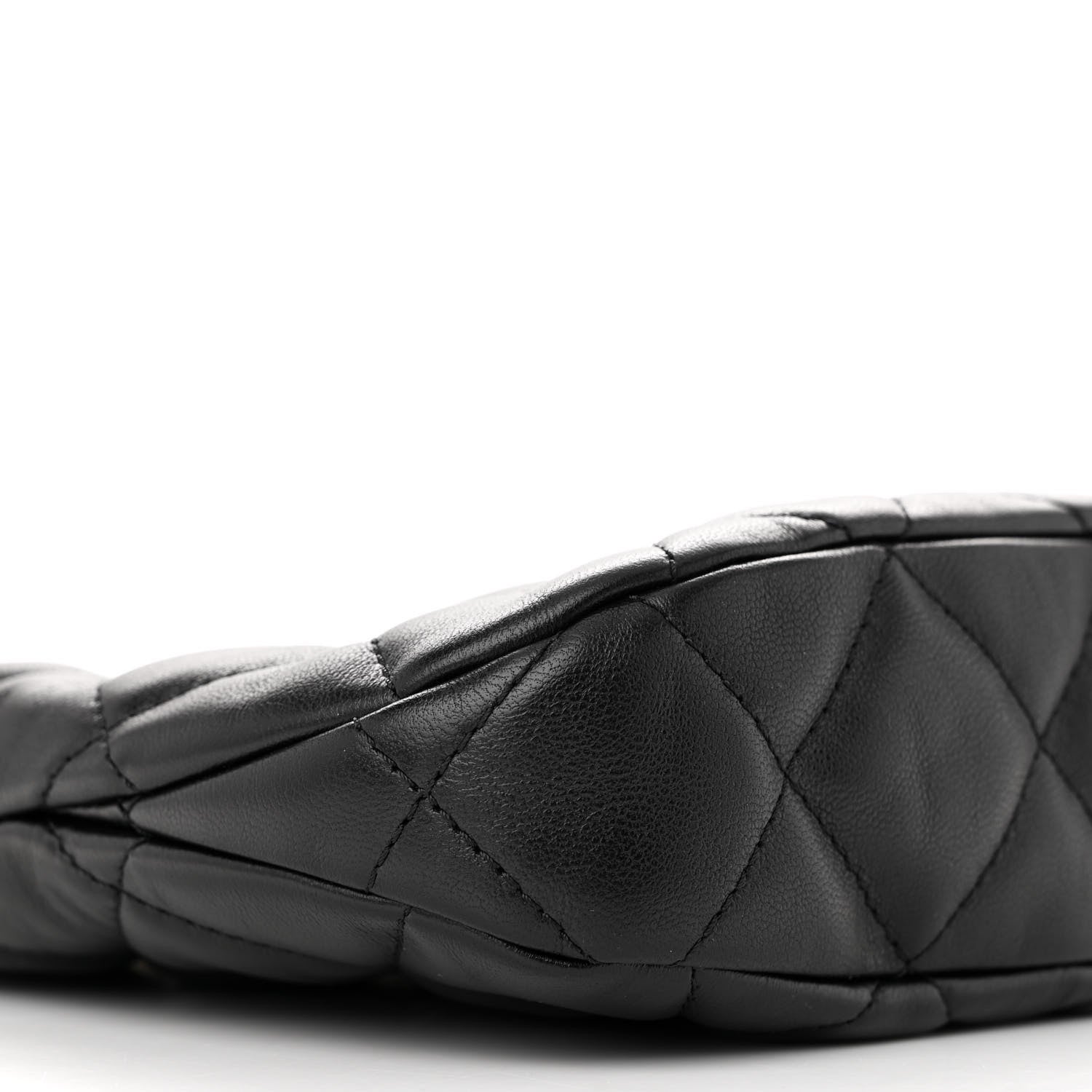 Chanel Lambskin Quilted CC Links Hobo Black 9 of 10