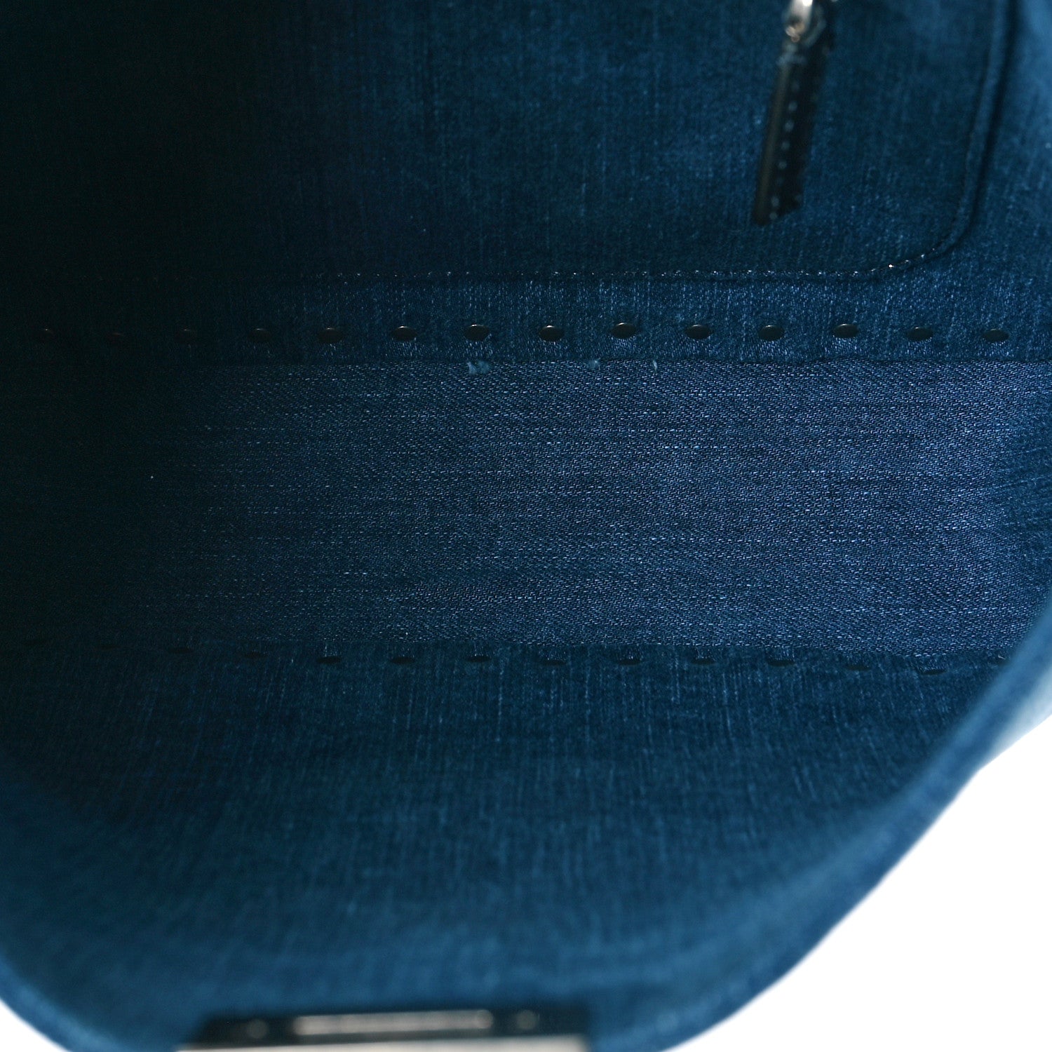 Valentino Garavani Denim Small Guitar Strap Rockstud Rolling Flip-Lock Messenger Bag Blue 5 of 9