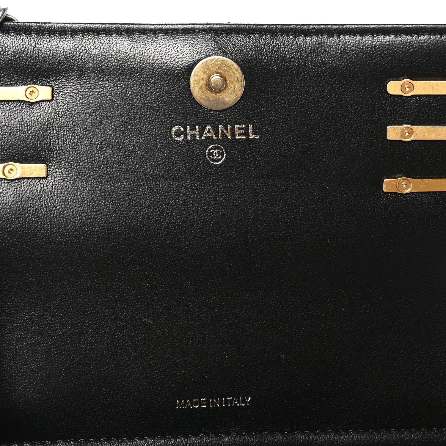 Chanel Lambskin Quilted Coco Clips Single Flap Black 6 of 11