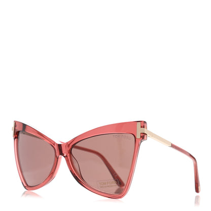 Tom Ford Acetate Tallulah TF767 Sunglasses Red 1 of 8