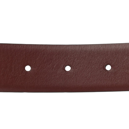 Chanel Calfskin CC Reversible Belt 75 30 Black Burgundy 3 of 11