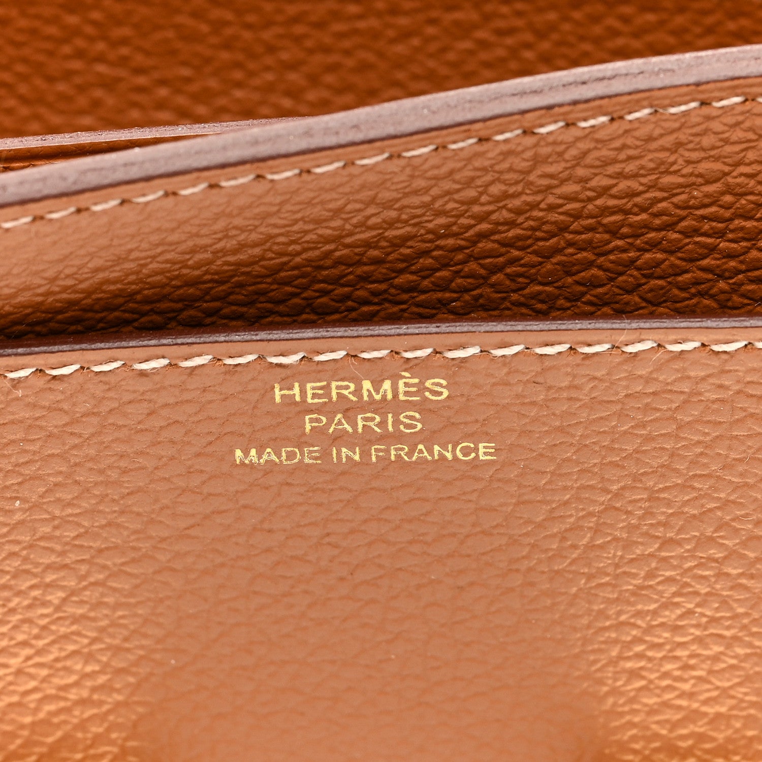Hermes Evercolor Constance Long Wallet Gold 6 of 6