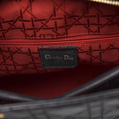 Christian Dior Patent Cannage Large Lady Dior Black 6 of 12