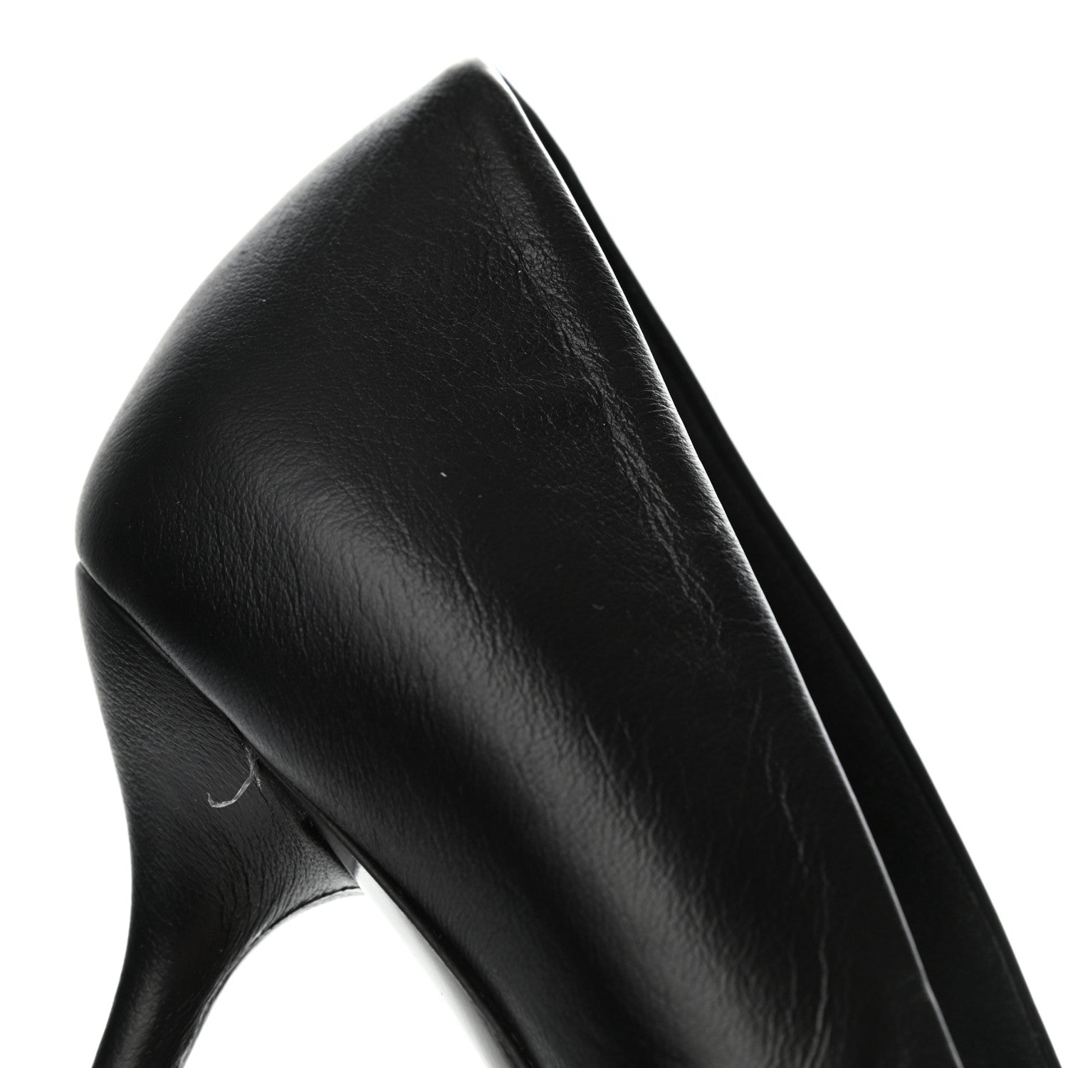 Gucci Nappa Moorea Molaita Mid Heel Pumps 37.5 Black 9 of 14