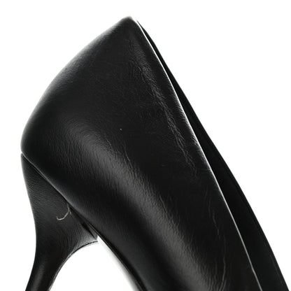 Gucci Nappa Moorea Molaita Mid Heel Pumps 37.5 Black 9 of 14