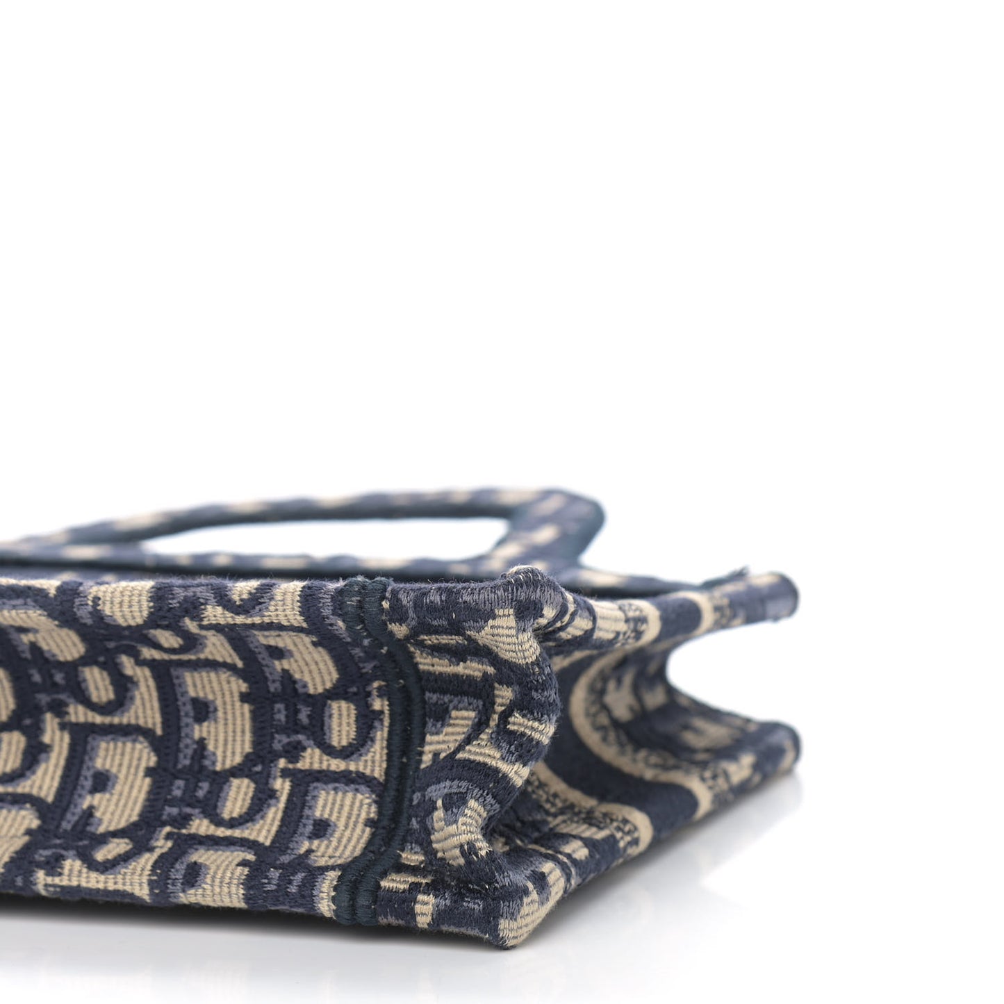 Oblique Mini Book Tote Blue Multicolor