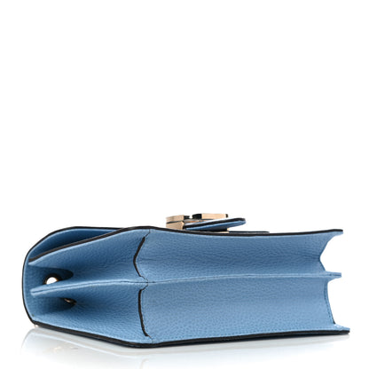 Gucci Dollar Calfskin Small Interlocking G Shoulder Bag Mineral Blue 4 of 11