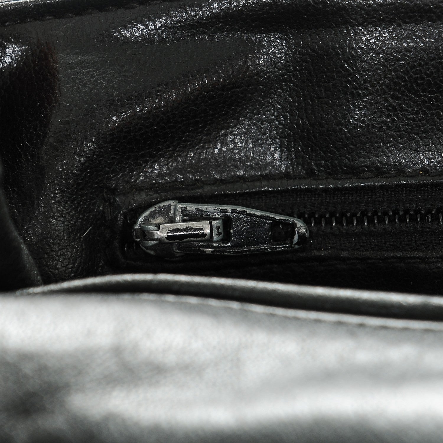 Chanel Lambskin Quilted Large Shoulder Flap Bag Black 10 of 10