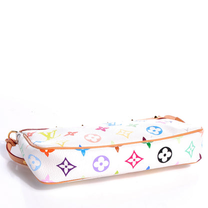 Louis Vuitton Monogram Multicolor Pochette Accessories White 4 of 7