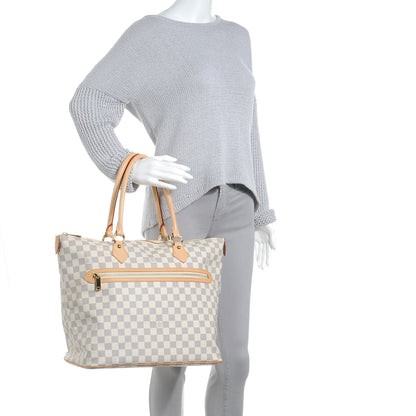 Louis Vuitton Damier Azur Saleya GM 2 of 7