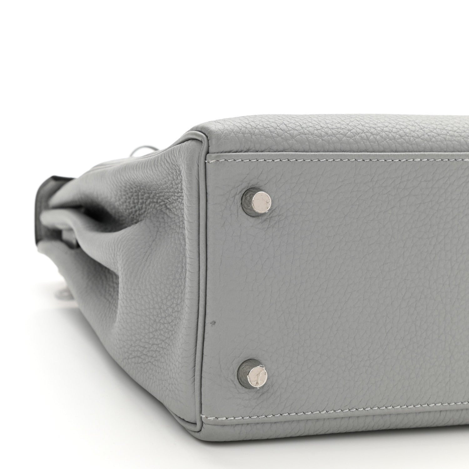 Hermes Togo Kelly Retourne 28 Bleu Glacier 9 of 10