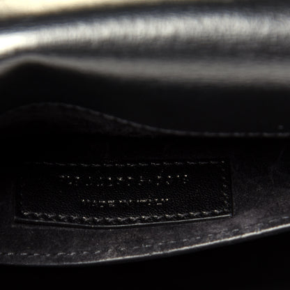 Saint Laurent Calfskin Medium Monogram Sunset Black 7 of 9
