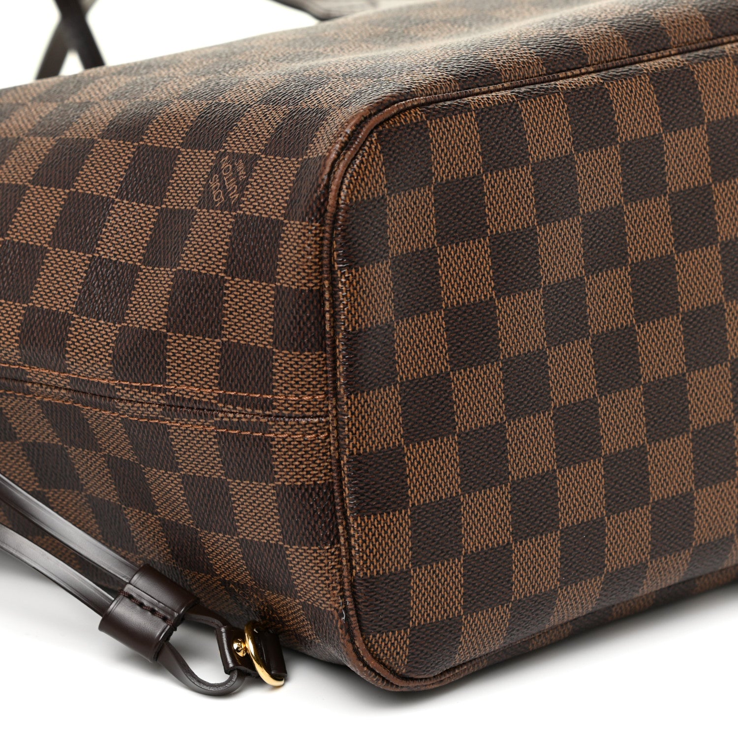 Louis Vuitton Damier Ebene Neo Neverfull MM Rose Ballerine 9 of 19