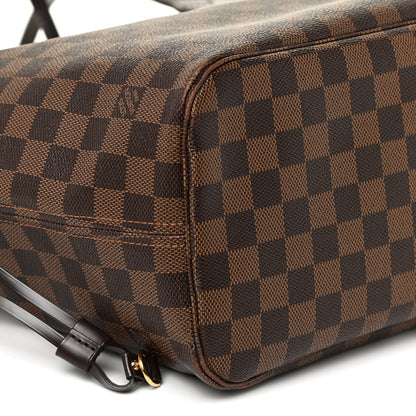 Louis Vuitton Damier Ebene Neo Neverfull MM Rose Ballerine 9 of 19