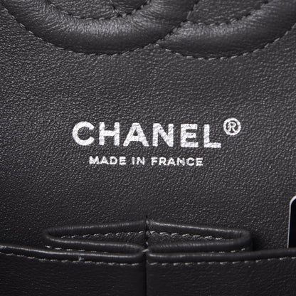 Chanel Caviar Quilted Medium Double Flap Dark Grey 6 of 9