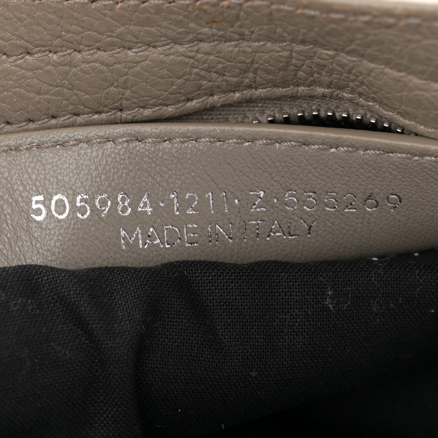 Balenciaga Chevre Silver Metallic Edge Hardware City Gris Taupe 7 of 19