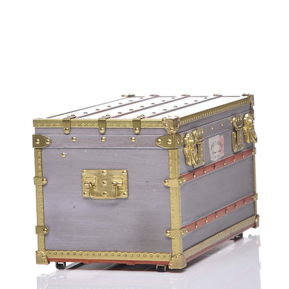 Louis Vuitton Mini Malle Zinc Trunk Paperweight Jewelry Box 9 of 11