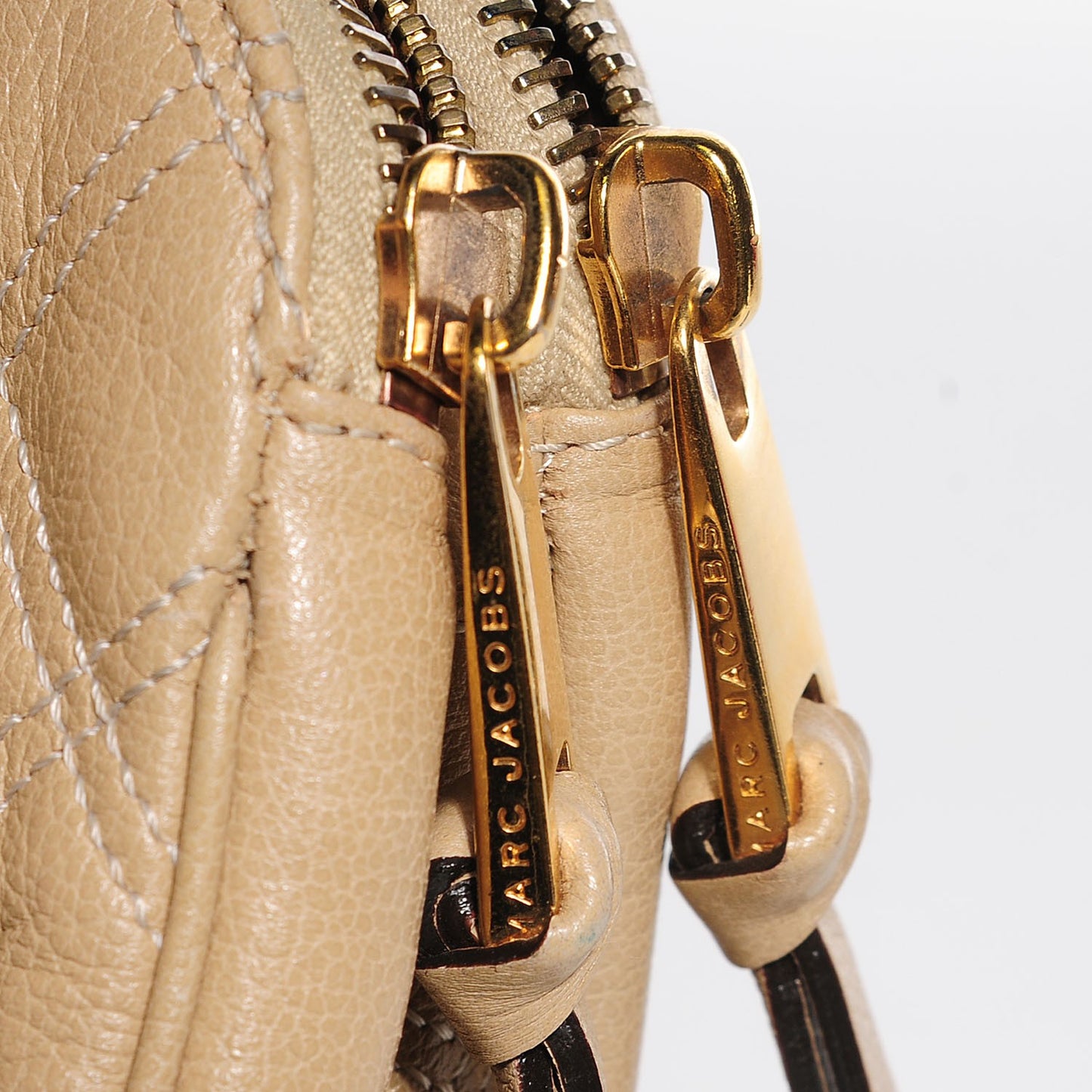 Calfskin Quilted Blake Bisque