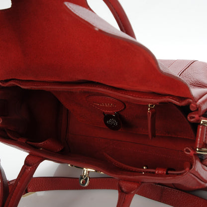 Mulberry Goatskin Small Bayswater Red 6 of 18