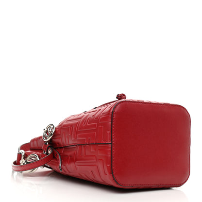 Fendi Vitello Liberty F is Fendi FF 1974 Embossed Mini Mon Tresor Bucket Bag Fragola 4 of 10