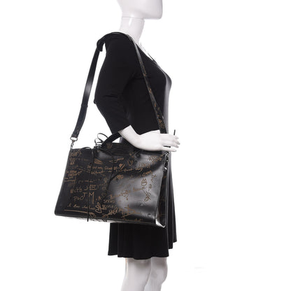 Balenciaga Calfskin Love Perforated Blackout Hardware City Black 2 of 12