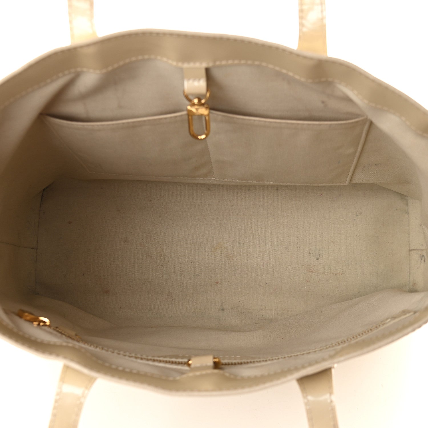 Louis Vuitton Vernis Wilshire MM Blanc Corail 5 of 12