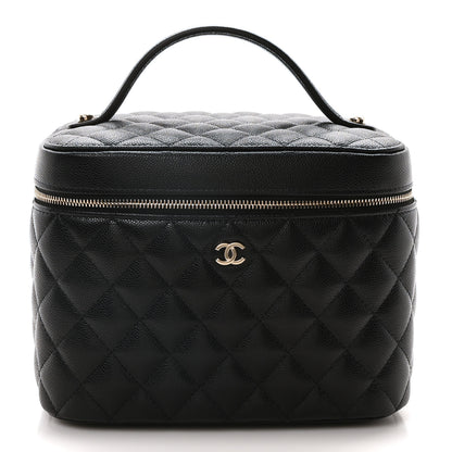 Chanel Caviar Quilted Large Vanity Pouch Black 1 of 11
