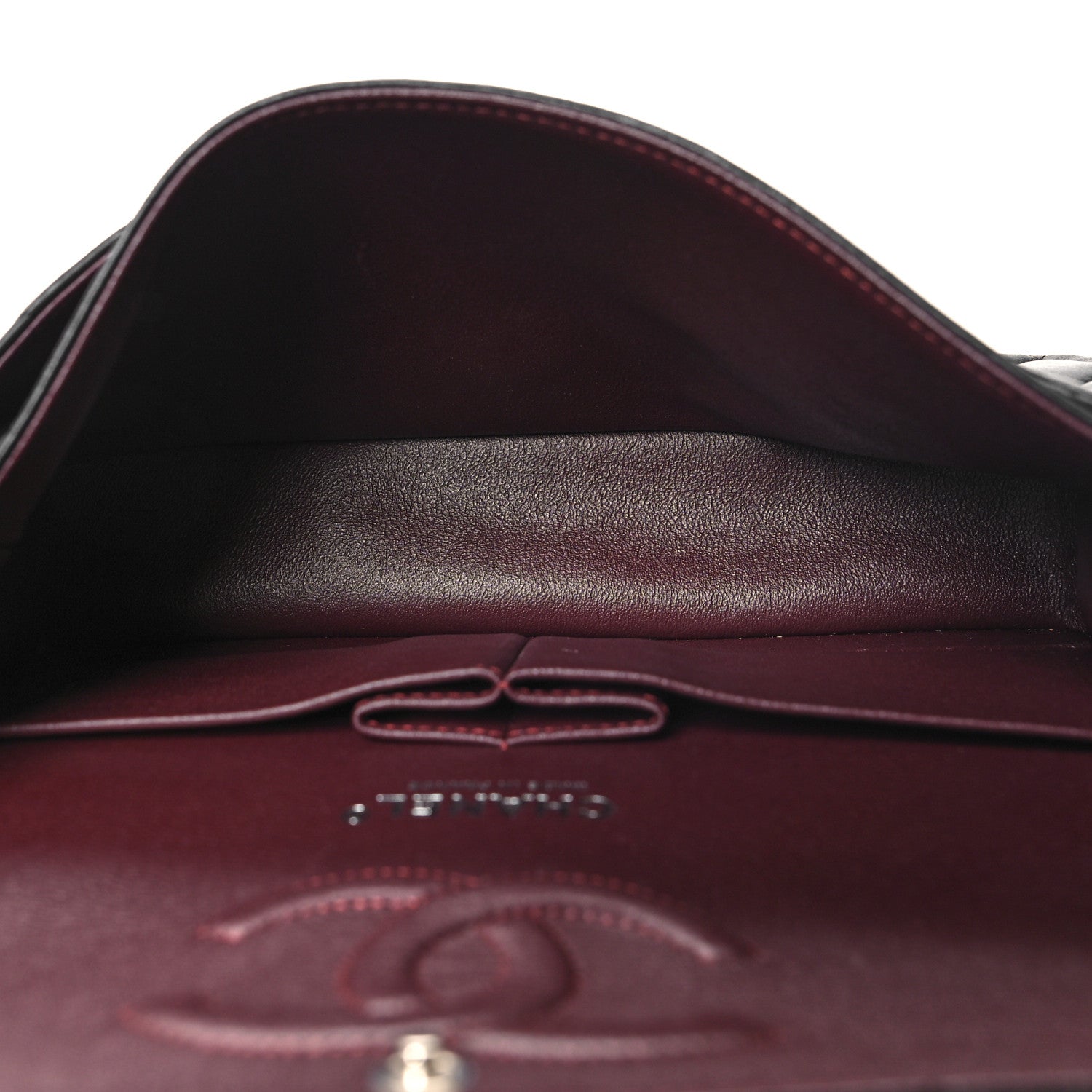 Chanel Lambskin Quilted Medium Double Flap Black 5 of 10