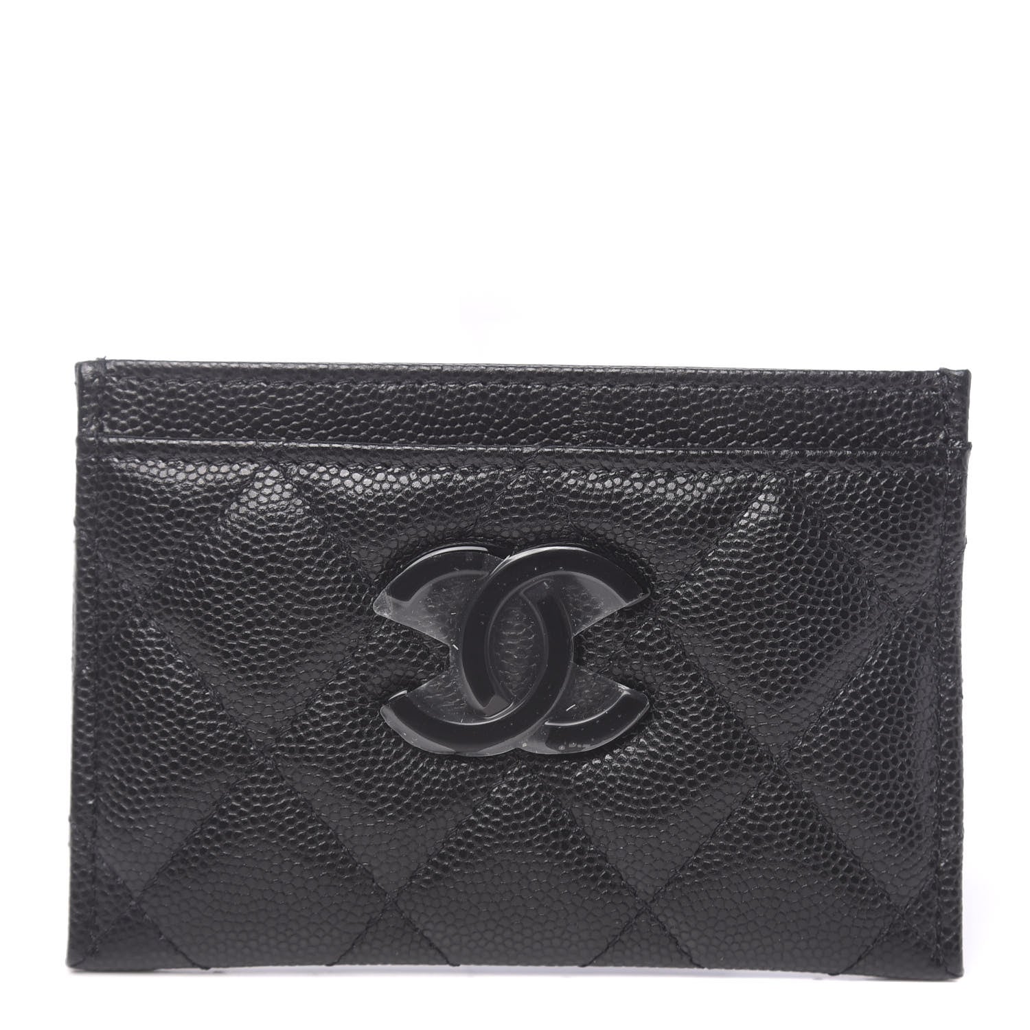 Chanel Caviar Quilted My Everything Card Holder Black 1 of 9