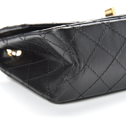Chanel Aged Calfskin Quilted 2.55 Reissue Mini Flap Black 8 of 13