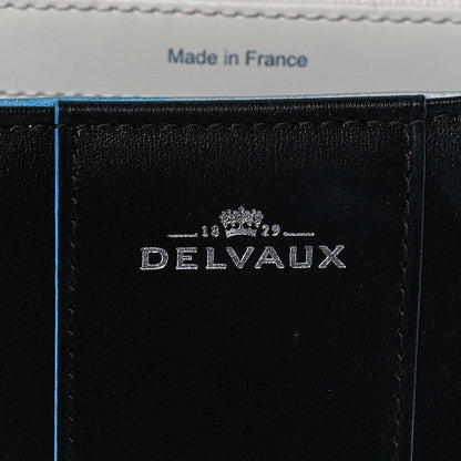 Delvaux Box Calfskin MM Brillant Clouds Satchel Black Ciel 7 of 16