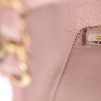 Chanel Calfskin Chevron Quilted Mini Rectangular Flap Light Pink 7 of 11