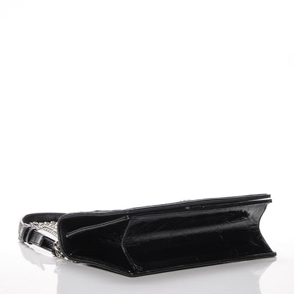 Christian Dior Crinkled Lambskin Cannage Medium Diorama Flap Bag Black 4 of 8