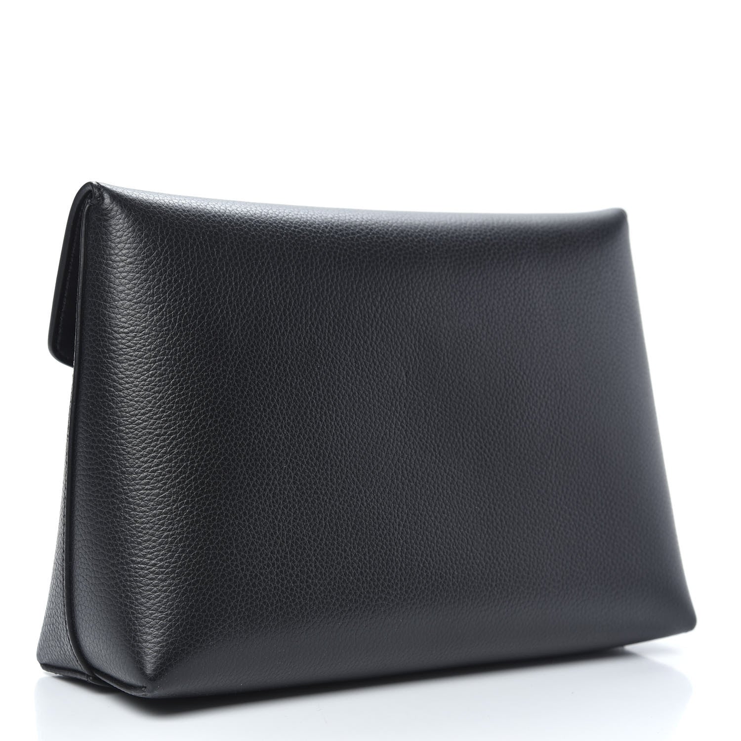 Mulberry Classic Grain Calfskin Large Darley Cosmetic Pouch Black 3 of 8