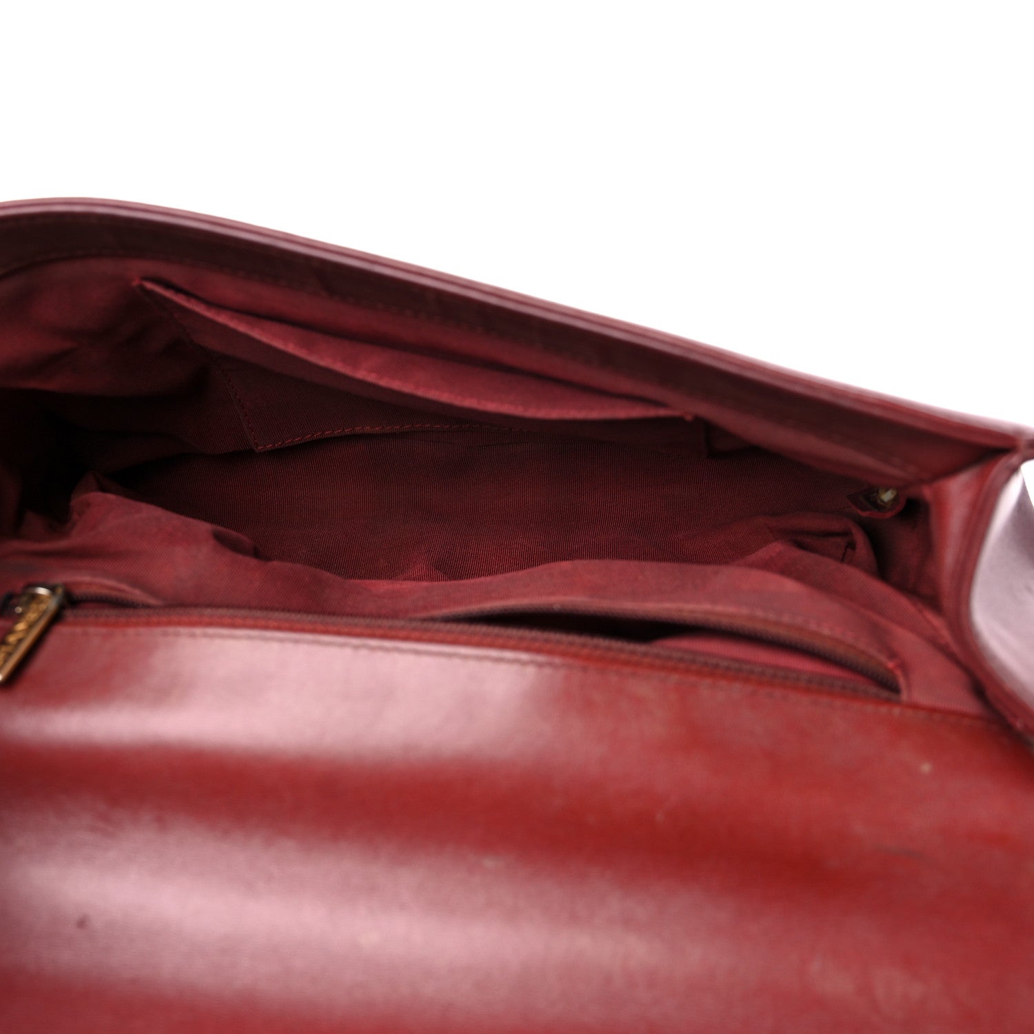 Chanel Lambskin Quilted New Medium Boy Flap Dark Red 5 of 20