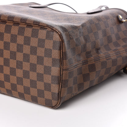 Louis Vuitton Damier Ebene Neo Neverfull MM Rose Ballerine 11 of 13